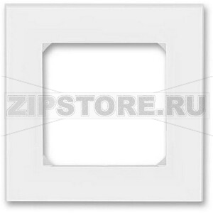 Рамка одноместная, белый/ледяной ABB 2CHH015010A6001 