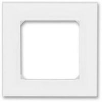 Рамка одноместная, белый/ледяной ABB 2CHH015010A6001
