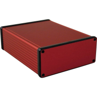 Корпус 160x125x51.5 мм, материал: алюминий, красный, 1 шт Hammond 1455Q1601RD