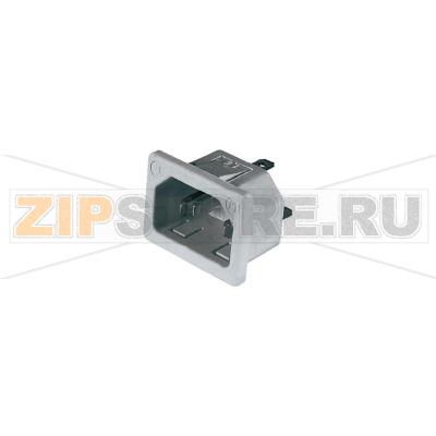Розетка IEC, C14, 10 А, белая, 1 шт Kaiser 753/ws 