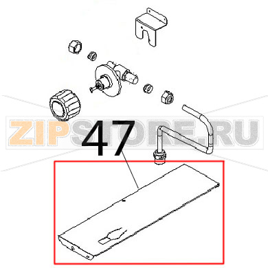 Traversa alimentaz. Angelo Po 1G1BR1E Traversa alimentaz. Angelo Po 1G1BR1EЗапчасть на деталировке под номером: 47