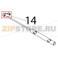 Supporto cerniera SX Angelo Po 191PD1G
