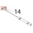 Supporto cerniera SX Angelo Po 191PD1G