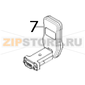 Bluetooth-модуль внешний TSC TX300 Модуль Bluetooth внешний для RS-интерфейса для принтера TSC TX300Запчасть на деталировке под номером: 7
