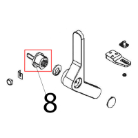 Oven door lock Angelo Po FX61E2