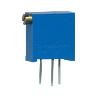 Резистор подстроечный 12-оборотный, линейный, 0.25 Вт, 20 кОм, 4320°, 1 шт Weltron WEL3266-X-203-LF