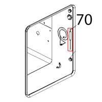 Sonda AL cuore L=1350, con dado svasato cavo, Ø: 3.4 Unox XV 703G