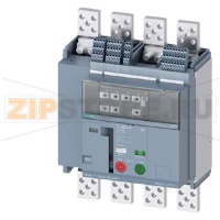fixed-mounted circuit breakers 4-pole, frame size 0, IEC N conductor on the left In=1250A to 690V, 50/60Hz AC Icu=55kA at 415V Icu=50kA at 500V Icu=42kA at 690V ETU360 electronic trip units LSIG rotary coding switch with tripped signaling switch, RTC and