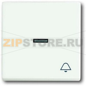 Клавиша выключателя с символом &quot;Звонок&quot;, белый бархат ABB 2CKA001751A3030 