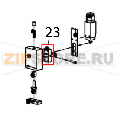 Flat door lever Escher PM 60-V Flat door lever Escher PM 60-VЗапчасть на деталировке под номером: 23