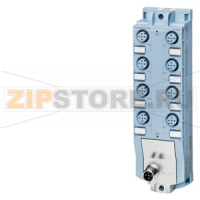 SIMATIC ET 200AL, IO-Link, DIQ 16x24 V DC/0.5 A, 8x M12, Degree of protection IP67 Siemens 6ES7143-5AH00-0BL0