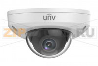 Uniview IPC312SB-ADF28K-I0 Видеокамера IP Мини-купольная антивандальная: фикс. объектив 2.8мм, 2MP, Smart IR 30m, Mic, WDR 120dB, Ultra 265/H.264/MJPEG, аудио вх/вых, Smart функции, LightHunter, MicroSD, PoE, IP67, IK10