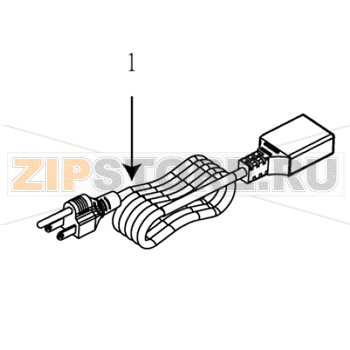 Кабель сетевой/AU TSC TTP-346M Сетевой кабель/AU для принтера TSC TTP-346MЗапчасть на сборочном чертеже под номером: 1Количество запчастей в комплекте: 1Название запчасти TSC на английском языке: Power cord / AU