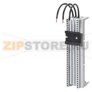 ШИННЫЙ АДАПТЕР 60 MM DEVICE ADAPTER, WIDTH: 45 MM BUSBAR THICKNESS 5.10MM+TT PROFILE FOR CIRCUIT-BREAKERS, CONTACTORS, OVERLOAD RELAYS, MOTOR FEEDERS S00, S0, LENGTH 182MM WITH 1 SUPPORTING RAIL 35 MM, UP TO 25 A Siemens 8US1251-5DM07 