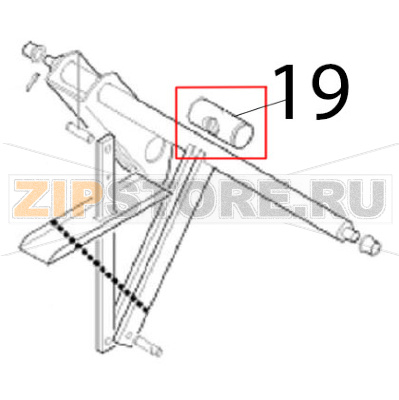 Screw support Angelo Po 1G1BR1G Screw support Angelo Po 1G1BR1GЗапчасть на деталировке под номером: 19