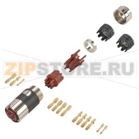 СИЛОВОЙ ШТЕКЕР, ТИПОРАЗМЕР1,5 8-ПОЛ. ШТИФТОВАЯ ЧАСТЬ, НАРУЖН. РЕЗЬБА, ДЛЯ ЛИНЕЙНЫХ ДВИГАТ., КАБЕЛЬНЫЙ ЗАЖИМ 7,7 - 14.5 ММ СЕЧЕНИЕ ЖИЛЫ 1,5 - 16 ММ2 Siemens 6FX2003-1CG20