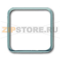 Кольцо с откидной крышкой для накладок 50x50 мм, альпийский белый ABB 2CKA001726A0235