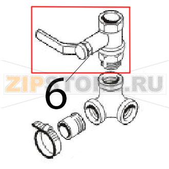 Valvola sfera MF 1&quot; Angelo Po 1G1CP2G Valvola sfera MF 1" Angelo Po 1G1CP2GЗапчасть на деталировке под номером: 6