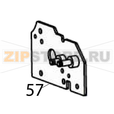 Motor bracket Godex G530 Motor bracket Godex G530Запчасть на деталировке под номером: 57Название запчасти Godex на английском языке: Motor bracket G530.