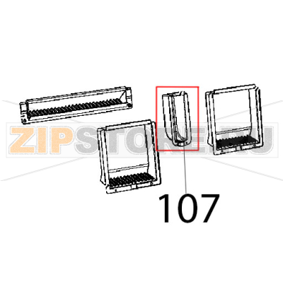 Cuffia copricamino IP Unox XFT 185 Cuffia copricamino IP Unox XFT 185Запчасть на деталировке под номером: 107