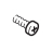 Vite TCBC M4,0x8 UNI 7687 ZNP Saeco Royal Digital