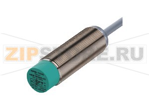 Индуктивный датчик Inductive sensor NBN8-18GM60-A2 Pepperl+Fuchs General specificationsSwitching functioncomplementaryOutput typePNPRated operating distance8 mmInstallationnon-flushOutput polarityDCAssured operating distance0 ... 6.48 mmReduction factor rAl 0.45Reduction factor rCu 0.4Reduction factor r304 0.75Nominal ratingsOperating voltage10 ... 30 VSwitching frequency0 ... 700 HzHysteresistyp. 5%Reverse polarity protectionreverse polarity protectedShort-circuit protectionpulsingVoltage drop&le 3 VOperating current0 ... 200 mAOff-state current0 ... 0.5 mA typ. 0.1 &microA at 25 °CNo-load supply current&le 20 mASwitching state indicatorLED, yellowFunctional safety related parametersMTTFd1140 aMission Time (TM)20 aDiagnostic Coverage (DC)0 %Approvals and certificatesUL approvalcULus Listed, General PurposeCSA approvalcCSAus Listed, General PurposeCCC approvalCCC approval / marking not required for products rated &le36 VAmbient conditionsAmbient temperature-25 ... 70 °C (-13 ... 158 °F)Mechanical specificationsConnection typecable PVC , 2 mCore cross-section0.34 mm2Housing materialbrass, nickel-platedSensing facePBTHousing diameter18 mmDegree of protectionIP67