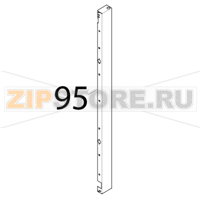 Profilo esterno dx porta Tecnoeka KF 1010 EV UD Profilo esterno dx porta Tecnoeka KF 1010 EV UDЗапчасть на деталировке под номером: 95