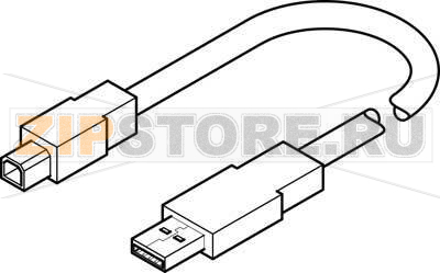 Кабель для программирования 1.8 м Festo NEBC-U1G4-K-1.8-N-U2G4 