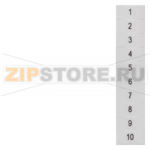 ТАБЛИЧКИ МАРКИРОВОЧНЫЕ 11 - 20 РАЗМЕР ZB5 Siemens 8WH8140-2AB15 