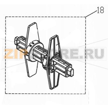 Шпиндель 1 дюйм TSC TDP-345 Шпиндель 1 дюйм для принтера TSC TDP-345Запчасть на сборочном чертеже под номером: 18Количество запчастей в комплекте: 1Название запчасти TSC на английском языке: 1” LABEL SPINDLE ASS’Y