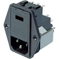 Фильтр сетевой 4 А, 250 В/AC, 59.5x50x58 мм, 40 шт Schaffner FN 376-4-21