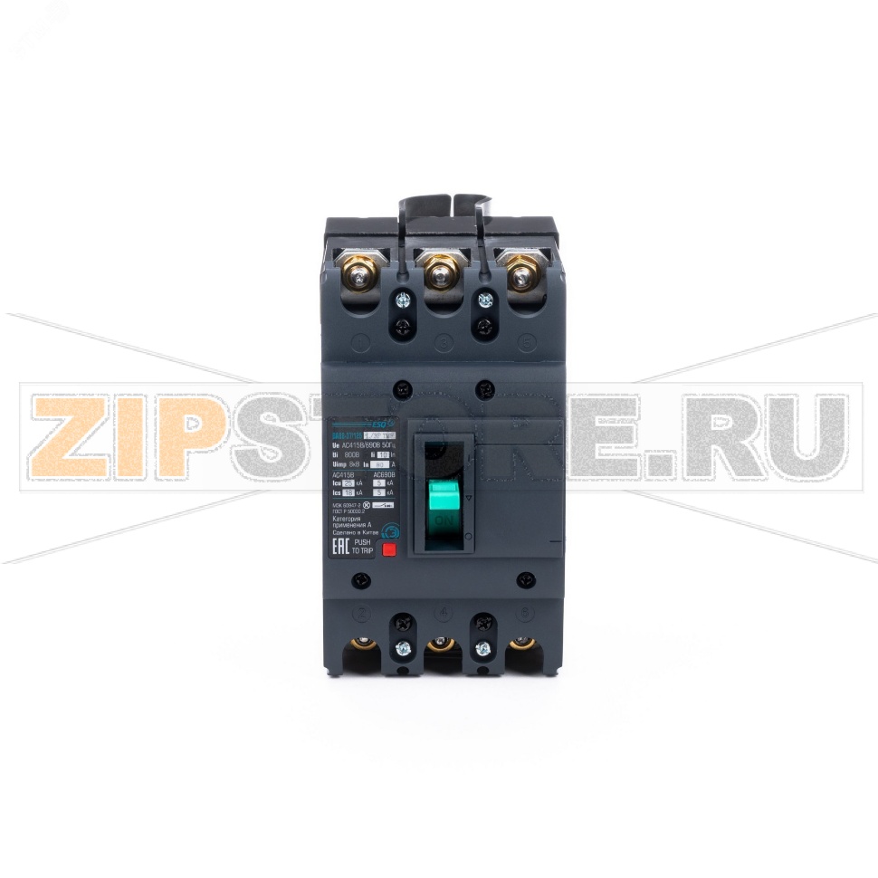 Выключатель автоматический 100 А, 50 кА, 50/60 Гц ESQ 14.02.03.000030 
