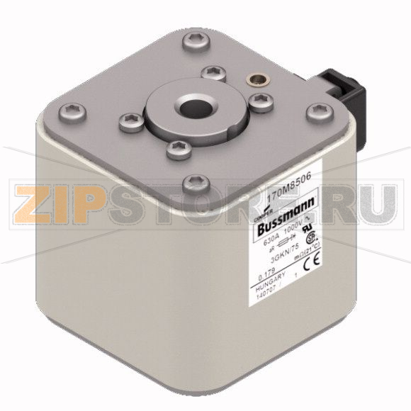 Предохранитель, 630 A, AC 1000 В, 150 кА, size 3, 74x92x91 мм, aR, IEC UL Eaton FUSE 630A 1000 
