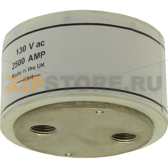 Предохранитель, 2500 A, AC 130 В, 200 кА, 48x76 мм, aR, UL Eaton SEMI-COND FUSE 2500A 130V AC 