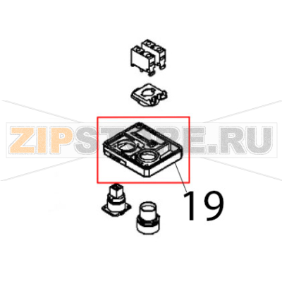 Kit supporto USB/pulsante Angelo Po AT61EW Kit supporto USB/pulsante Angelo Po AT61EWЗапчасть на деталировке под номером: 19