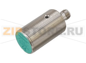 Индуктивный датчик Inductive sensor NXB15-30GM50-E2-V1 Pepperl+Fuchs General specificationsSwitching functionNormally open (NO)Output typePNPRated operating distance15 mmInstallationflushOutput polarityDCAssured operating distance0 ... 12.15 mm ( -25 ... 70 °C (-13 ... 158 °F) ) 0 ... 11.4 mm ( -40 ... -25 °C (-40 ... -13 °F) )Reduction factor rAl 0.3Reduction factor rCu 0.3Reduction factor r304 0.75Output type3-wireNominal ratingsOperating voltage10 ... 30 VSwitching frequency0 ... 100 HzHysteresistyp. 5%Reverse polarity protectionreverse polarity protectedShort-circuit protectionpulsingVoltage drop&le 3 VOperating current0 ... 100 mAOff-state current0 ... 0.5 mA typ. 0.1 &microA at 25 °CNo-load supply current&le 15 mASwitching state indicatorMultihole-LED, yellowAmbient conditionsAmbient temperature-25 ... 70 °C (-13 ... 158 °F)Mechanical specificationsConnection typeConnector M12 x 1 , 4-pinHousing materialbrass, nickel-platedSensing facePBTHousing diameter30 mmDegree of protectionIP67General informationScope of delivery2 hex nuts included