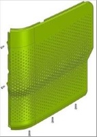 ЛЕВАЯ КРЫШКА SOUL 2 — ЦВЕТ ЛАЙМ