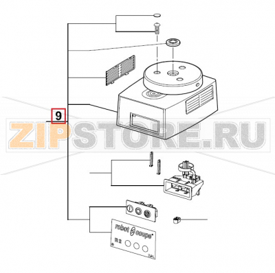Опора двигателя Robot Coupe R2 A Опора двигателя Robot Coupe R2 A

Запчасть на сборочном чертеже под номером: 9