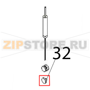 Probe wire retainer Angelo Po FM1011E2 Probe wire retainer Angelo Po FM1011E2Запчасть на деталировке под номером: 32