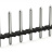 Solder pin strip; 1.4 mm O solder pin; straight; Pin spacing 5 mm; 6-pole; black Wago 2092-1706 - Solder pin strip; 1.4 mm O solder pin; straight; Pin spacing 5 mm; 6-pole; black Wago 2092-1706