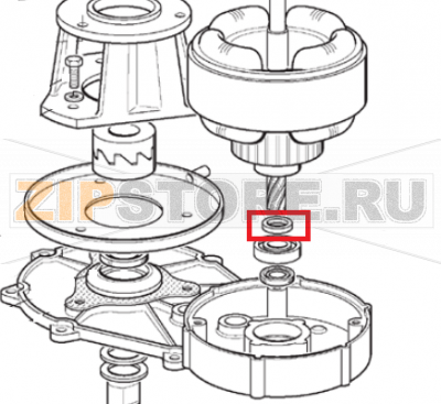Unterleg scheibe von s.n. 03995 Scotsman AF 200   Unterleg scheibe von s.n. 03995 Scotsman AF 200Запчасть на 