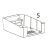 Bottom case Godex EZPi-1300