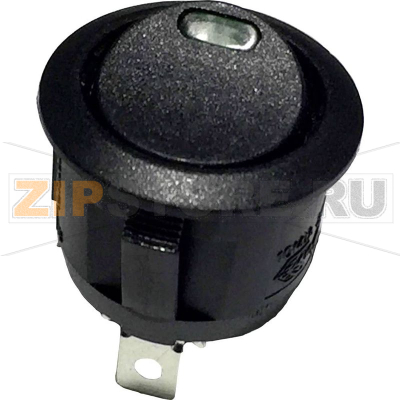 Переключатель клавишный 250 В/AC, 6 А, 1 x выкл/вкл TRU Components R13-112L B/B GREEN 3V 