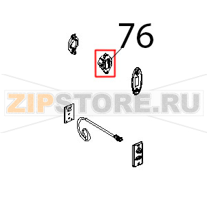 Scrocco maniglia DX Unox XVC 515G Scrocco maniglia DX Unox XVC 515GЗапчасть на деталировке под номером: 76