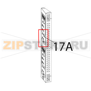 Pannello serigrafato Zanolli Citizen PW 9+9/MC Pannello serigrafato Zanolli Citizen PW 9+9/MCЗапчасть на деталировке под номером: 17A