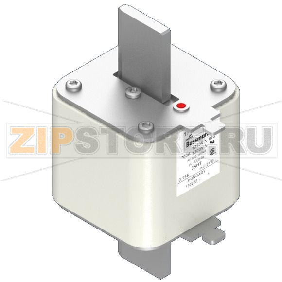 Предохранитель, 700 A, AC 1250 В, 100 кА, size 3, 76x76x155 мм, aR, IEC Eaton FUSE 700A 1250V 3 