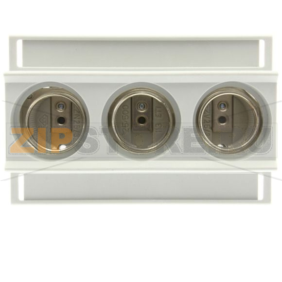 Держатель предохранителей, 25 A, AC 500 В, D2, 3P, IEC Eaton SICHERUNGSUNTERTEIL D1 E16 3POL 25A 50 