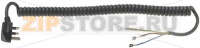 СПИРАЛЬНЫЙ КАБЕЛЬ С ШТЕПСЕЛЬНОЙ ВИЛКОЙ 850 ММ