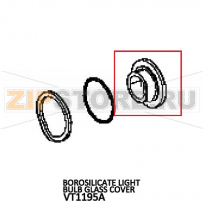 Borosilicate light bulb glass cover Unox XB 695 Borosilicate light bulb glass cover Unox XB 695Запчасть на деталировке под номером: 62Название запчасти на английском языке: Borosilicate light bulb glass cover Unox XB 695