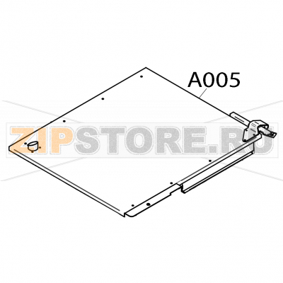 Cover Convotherm OES 6.10 Cover Convotherm OES 6.10Запчасть на деталировке под номером: A005